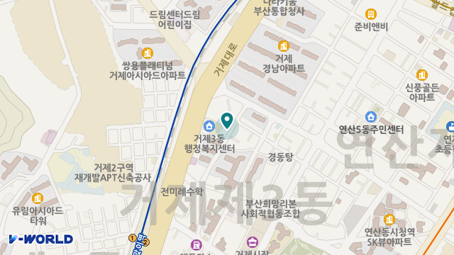 효동재가노인복지센터 위치 지도