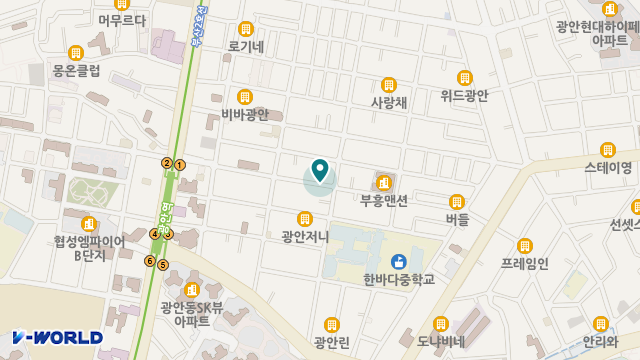 행복재가 광안노인지원센터 위치 지도