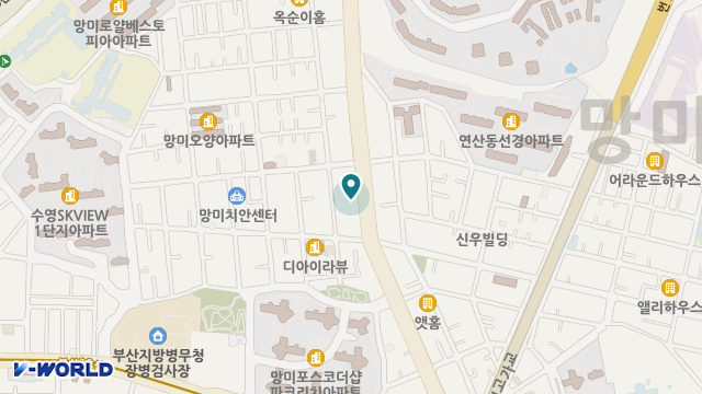 수영효도주간보호센터 위치 지도