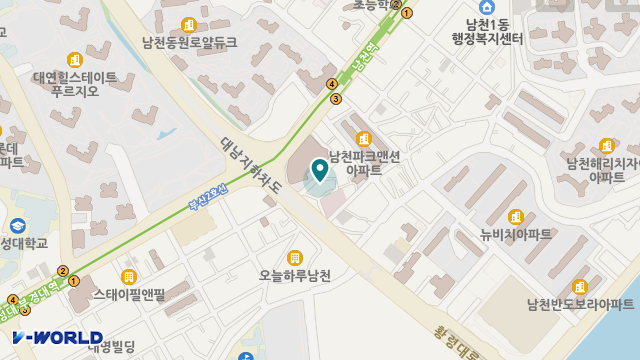 수영남천방문요양센터 위치 지도