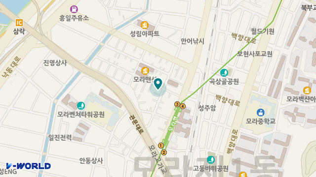 부경재가복지센터 위치 지도