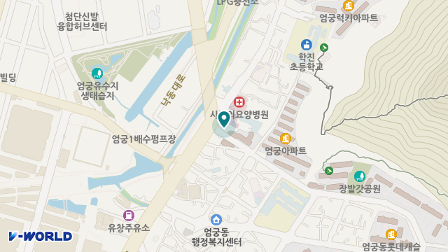 엄궁주간보호센터 위치 지도