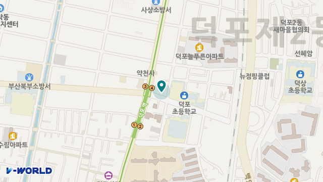 사상실버웰주간보호센터 위치 지도