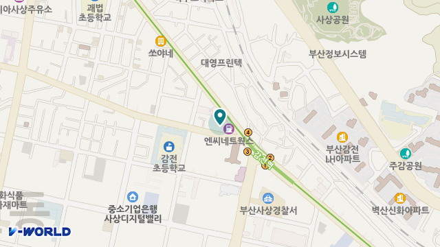 (A)비지팅엔젤스 부산사상방문요양지점 위치 지도