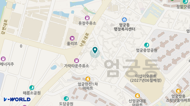 행복재가노인복지센터 위치 지도