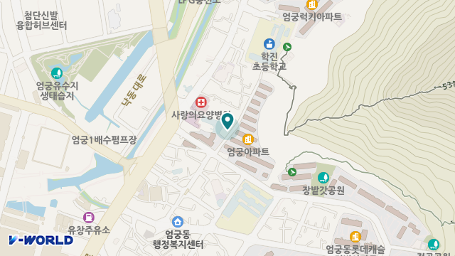 담덕주간보호센터 위치 지도