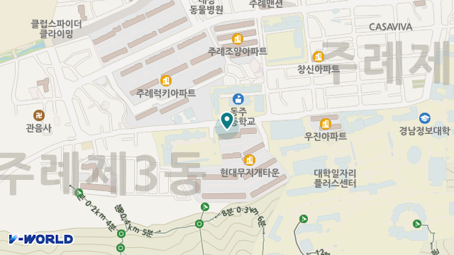 민들레재활인주간보호센터 위치 지도