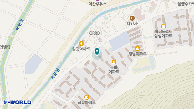 목화재가복지센터 위치 지도