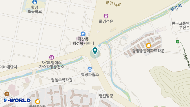 산들재가복지센터 위치 지도