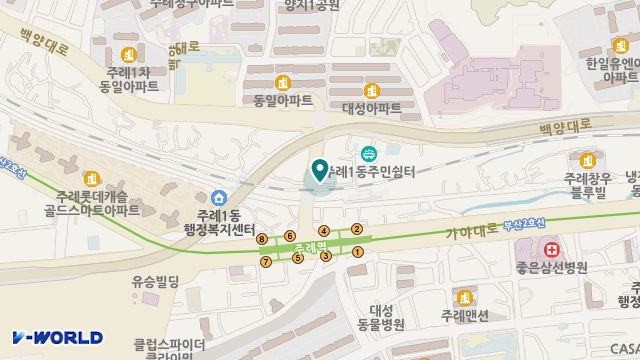 상무복지용구 위치 지도