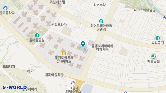 커뮤니티숲-정관의료기 위치 지도