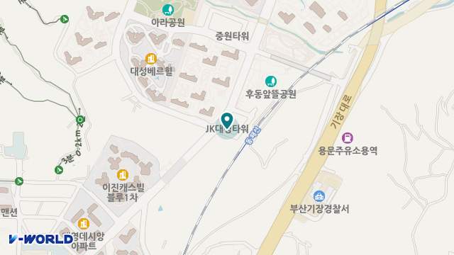 (주)케어링 주간보호센터 부산 기장점 위치 지도