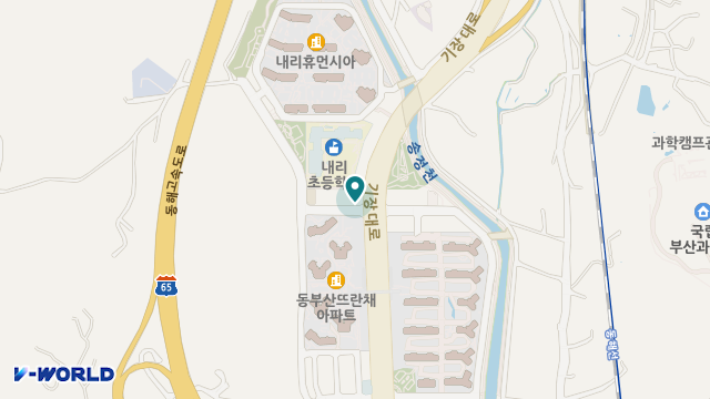 기장진재가복지센터 위치 지도
