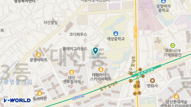 청춘재가복지센터 위치 지도