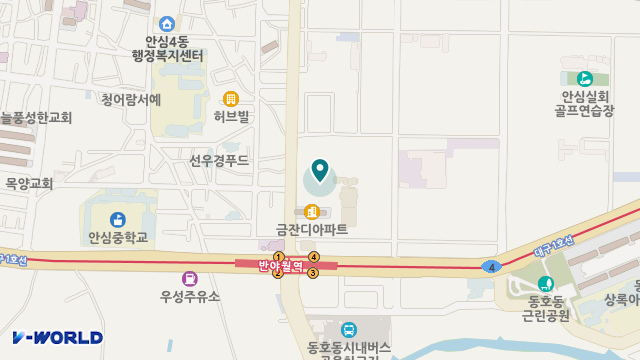효인지재활전문센터 위치 지도