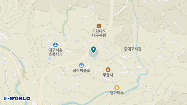 동구공립재가노인복지센터 위치 지도