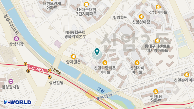 대구다은재가방문요양간호센터 위치 지도