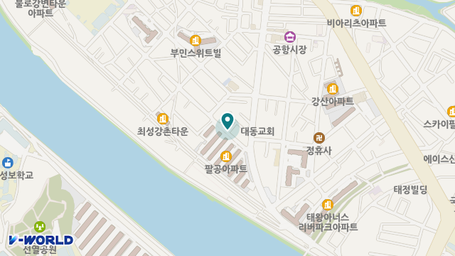 애정실버케어센터 위치 지도