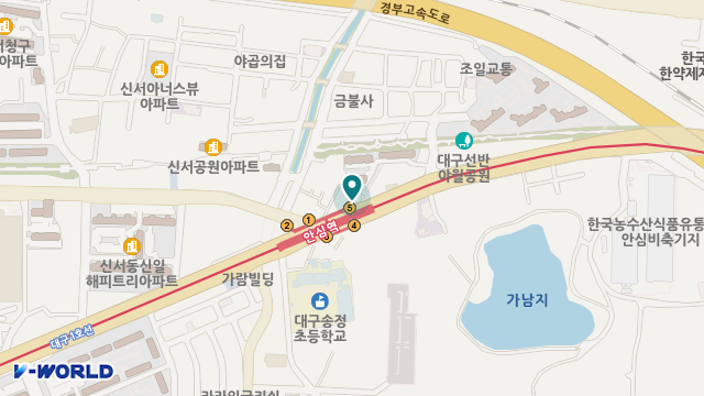 안심재가복지센터 위치 지도