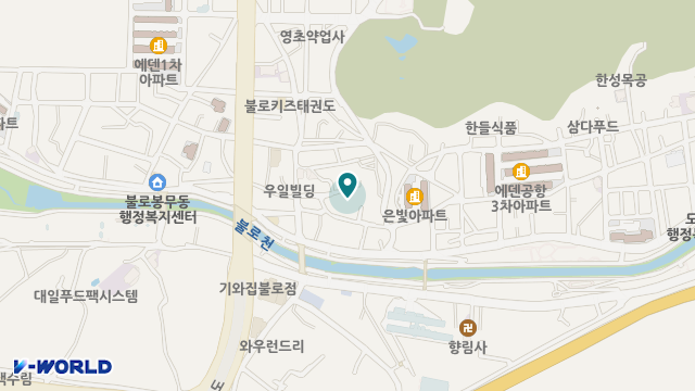 불로돌봄케어센터 위치 지도