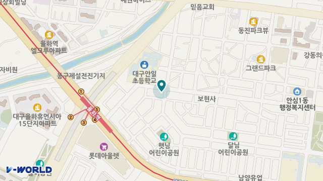 사랑나눔안일노인복지센터1 위치 지도