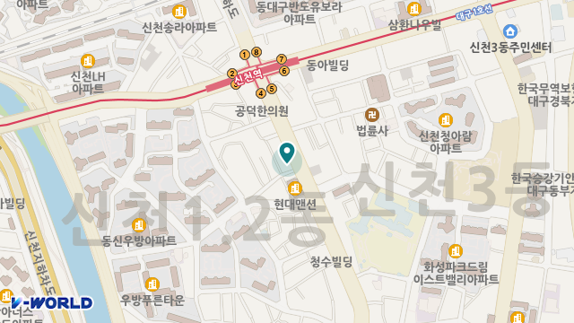 신천노인재가복지센터 위치 지도