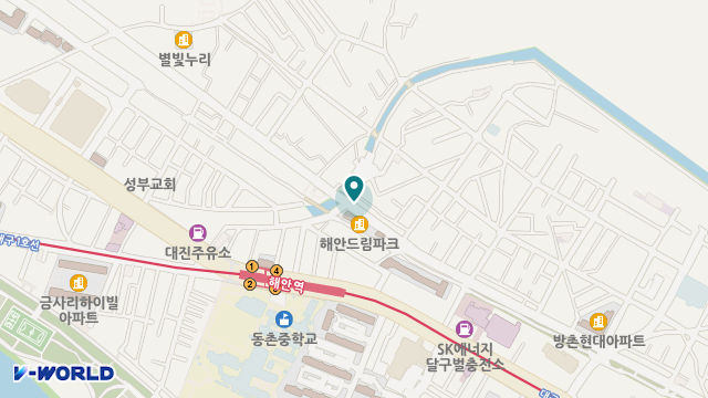 한가족재가복지센터 위치 지도