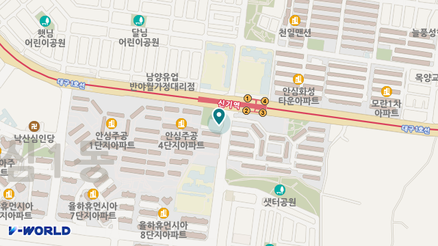 진율하주간보호센터 위치 지도