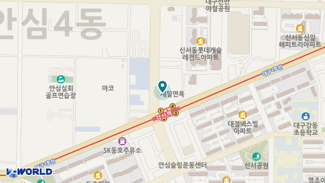 청아람노인복지센터 위치 지도