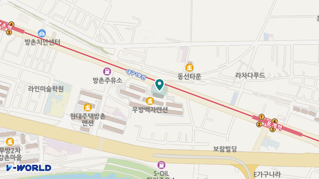 더포근요양센터 위치 지도