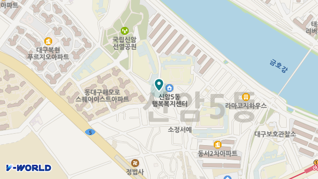 담정재가노인복지센터 위치 지도