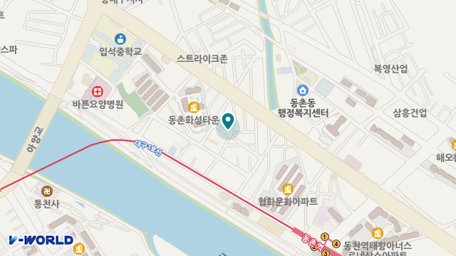 오누이재가복지센터 위치 지도