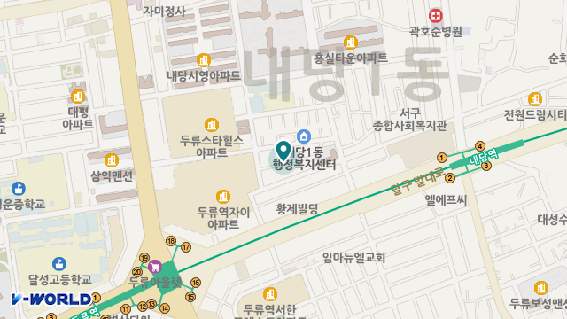 평안교회부설노인복지센터 위치 지도