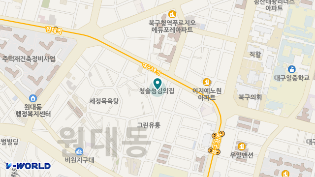 청솔노인복지센터 위치 지도