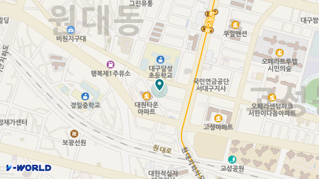 원대재가노인복지센터 위치 지도