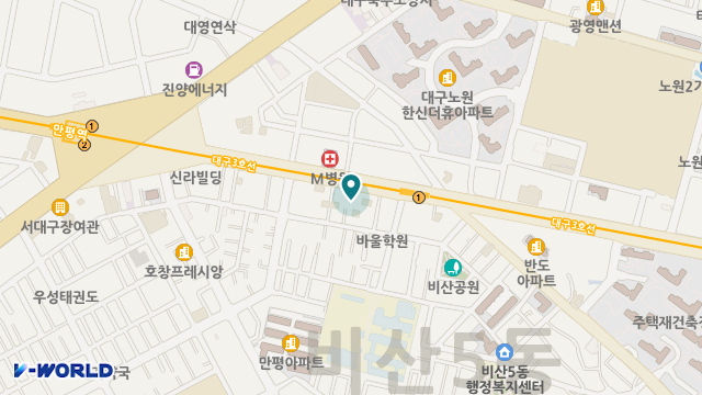 (주)케어링 주간보호센터 대구 서구점 위치 지도