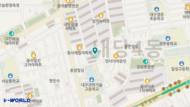 내당재가노인복지센터 위치 지도