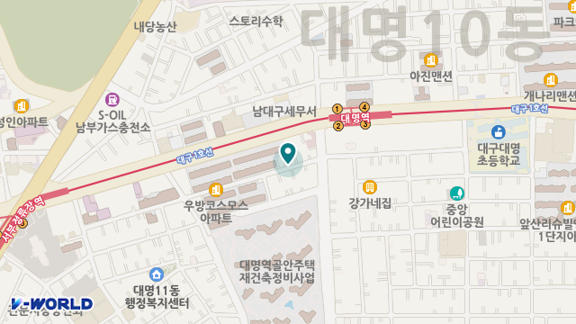 한솔노인복지센터 위치 지도