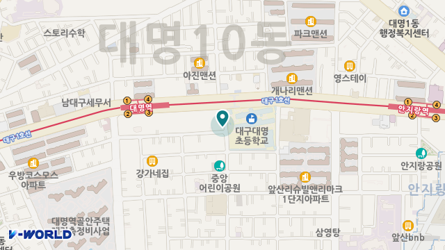 (A)비지팅엔젤스 대구남구방문요양지점 위치 지도