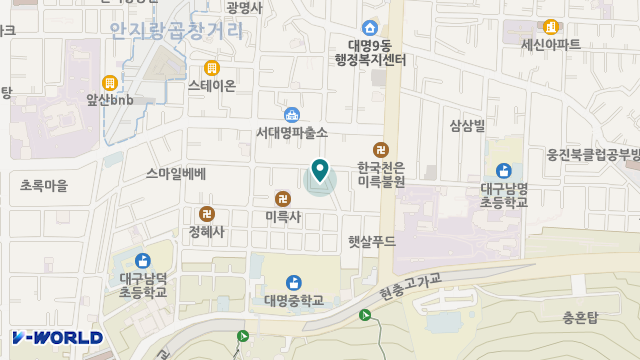 윤동재가노인복지센터 위치 지도