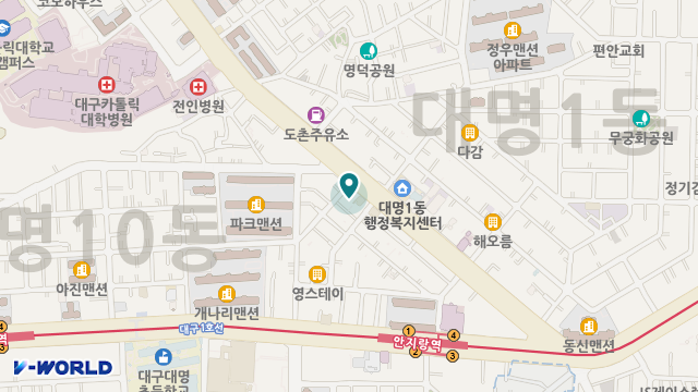 사랑방재활주간보호센터 위치 지도