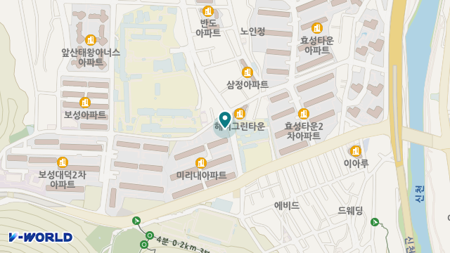 햇살재가복지센터 위치 지도
