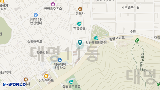 대구재가노인복지센터 위치 지도
