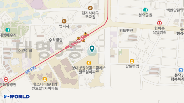 행운재가노인돌봄센터 위치 지도