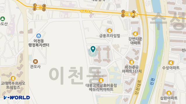 올리브나무 재가복지센터 위치 지도