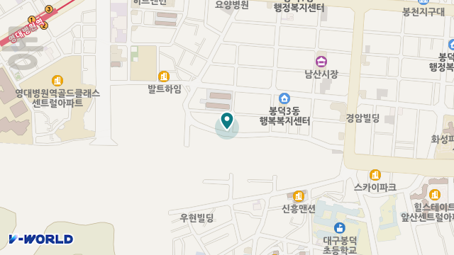 윤안심재가복지센터 위치 지도