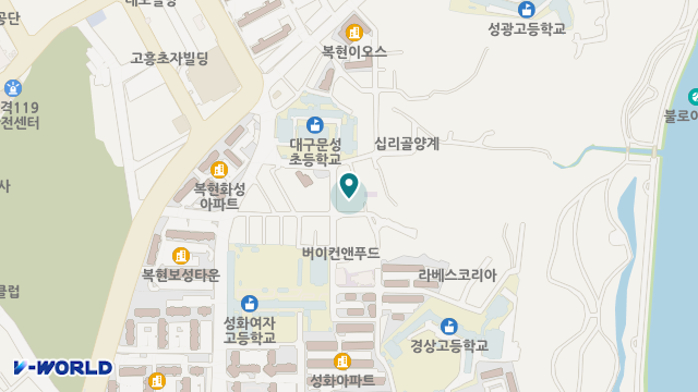 가정북구재가노인돌봄센터 위치 지도