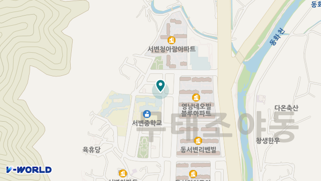 서변재가센터 위치 지도