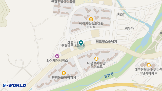 동산재활노인복지센터 위치 지도