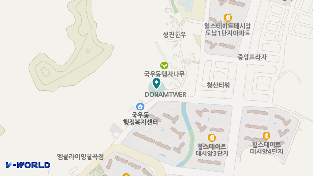 도남효주간보호센터 위치 지도